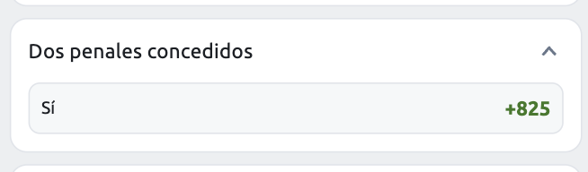 Ejemplo Dos Penales Concedidos