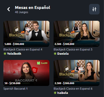 Winng Betano Casino en Vivo en Argentina